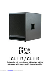 The box CL 112 Handbuch