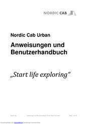 Nordic Cab Urban Benutzerhandbuch