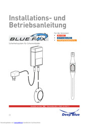 Deep Blue Blue Fox Professional Installation Und Betriebsanleitung