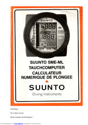 Suunto SME-ML Bedienungsanleitung