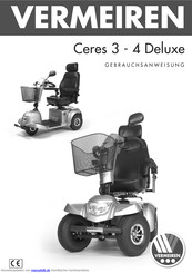 Vermeiren Ceres 3 - 4 Deluxe Gebrauchsanweisung