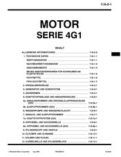 Mitsubishi MOTORS 4G18 Handbuch