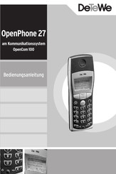 DETEWE OpenPhone 27 Bedienungsanleitung