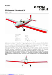 Aeronaut 1315/00 VP-1 Anleitung