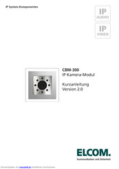 ELCOM CBM-300 Kurzanleitung