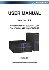 Power Walker VFI 10000P/RT LCD Benutzerhandbuch