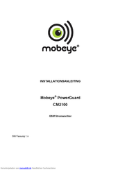 Mobeye PowerGuard CM2100 Installationsanleitung