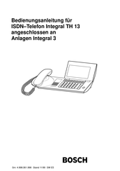 Bosch Integral TH 13 Bedienungsanleitung