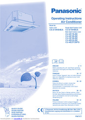 Panasonic CS-E10KB4EA Benutzerhandbuch