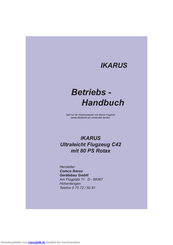 Comco Ikarus IKARUS C42 Betriebshandbuch