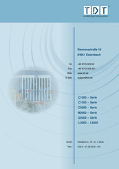 TDT C1550 Serie Handbuch