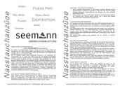 Seemann DEFINITION JACKET Man Gebrauchsanleitung
