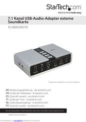 StarTech.com ICUSBAUDIO7D Bedienungsanleitung