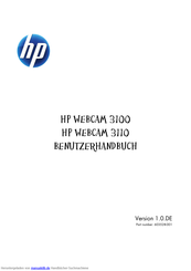 HP WEBCAM 3110 Benutzerhandbuch