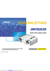 Epson EMP-810 Kurzanleitung
