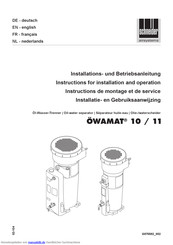Schneider Airsystems ÖWAMAT 11 Installation Und Betriebsanleitung