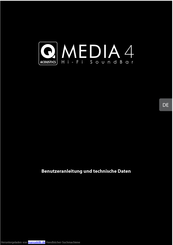 QAcoustics Media4 Benutzeranleitung