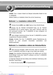 TP-Link TL-WA850RE Schnellinstallationsanleitung