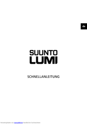 Suunto LUMI Schnellanleitung