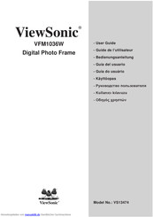 ViewSonic VFM1036W Bedienungsanleitung