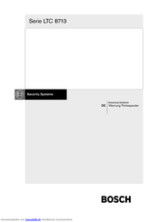 Bosch Serie LTC 8713 Handbuch