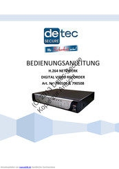 Detec 790655 Bedienungsanleitung
