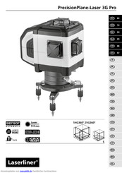 LaserLiner PrecisionPlane-Laser 3G Pro Bedienungsanleitung