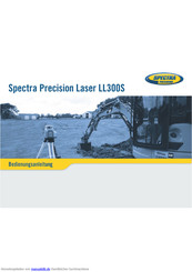 Spectra Precision LL300S Bedienungsanleitung