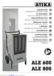 ATIKA ALE 800 Originalbetriebsanleitung