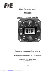 Filser Electronic ATR-500 Installationshandbuch