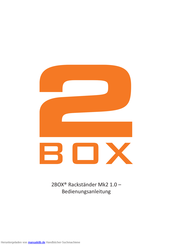 2Box Mk2 1.0 Bedienungsanleitung