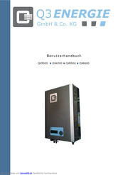 q3 energie QX3000 Benutzerhandbuch