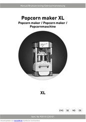RUSTA Popcorn maker XL Gebrauchsanweisung