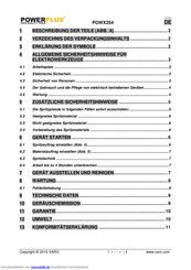 Powerplus POWX354 Handbuch