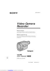 Sony CCD-TR3400E Bedienungsanleitung