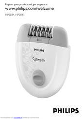 Philips Satinelle HP2844 Bedienungsanleitung