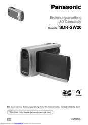 Panasonic SDR-SW20 Bedienungsanleitung