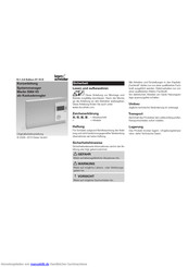 Krom Schroder Merlin 5064 V3 Kurzanleitung