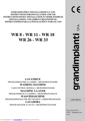 grandimpianti WR 33 Installationshandbuch Und Benutzerhandbuch