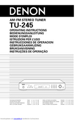 Denon TU-245 Bedienungsanleitung