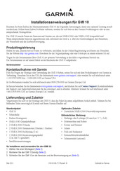 Garmin GMI-10 Installationsanweisungen