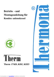 Thermona Therm 17 KD Betriebs- Und Montageanleitung