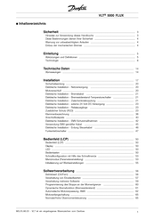 Danfoss VLT 5000 FLUX Anleitung