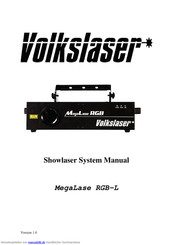 Volkslaser MegaLase RGB-L Handbuch