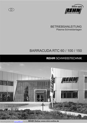 Rehm BARRACUDA RTC 150 Betriebsanleitung