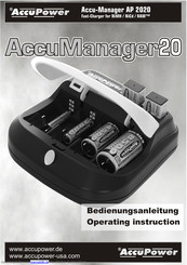 AccuPower Accu-Manager AP 2020 Bedienungsanleitung