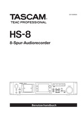 Tascam HS-8 Benutzerhandbuch