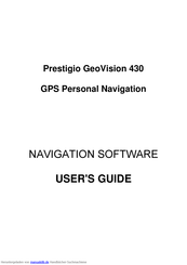 Prestigio GeoVision 430 Bedienungsanleitung