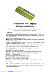 Technaxx MusicMan MA Display Bedienungsanleitung