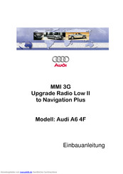Audi MMI 3G Audi A6 4F Anleitung